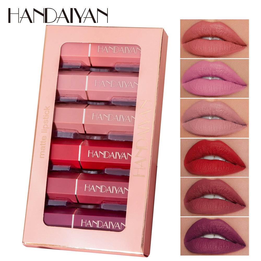 Matte Matte Lipstick Gift Box Set Non-stick Cup Lipstick Lipstick Matte Matte Lipstick Gift Box Set Non-stick Cup Lipstick Lipstick